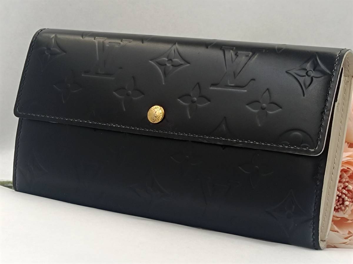 正規品】□1円□LOUIS VUITTON ヴェルニ ポルトフォイユ サラ 2つ折り