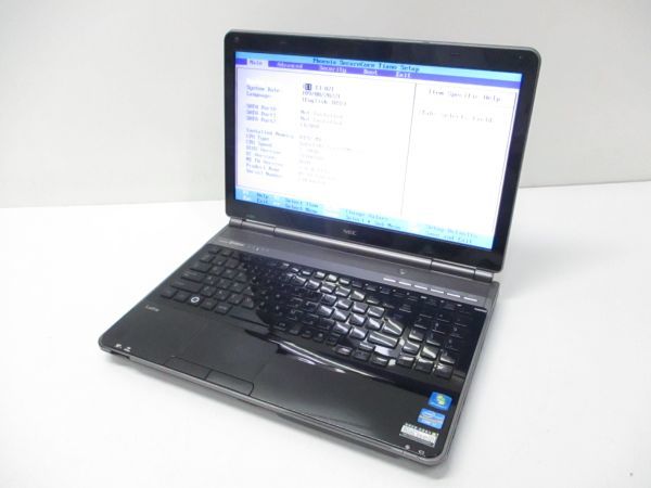 ♪BIOS可 NEC LL750/F PC-LL750F26B Core i7 2.20GHz 8GB HDD無し 15.6