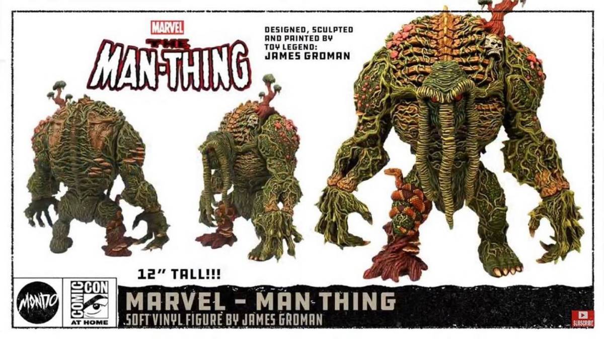 MAN-THING MONDO MARVEL James groman ソフビフィギュア マンシング 