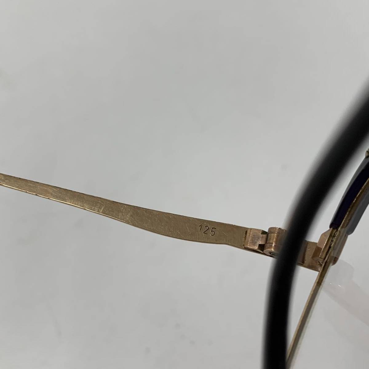 VINTAGE 1/10 12K メガネフレーム 眼鏡 37.9g 6075 ALE ビンテージ 