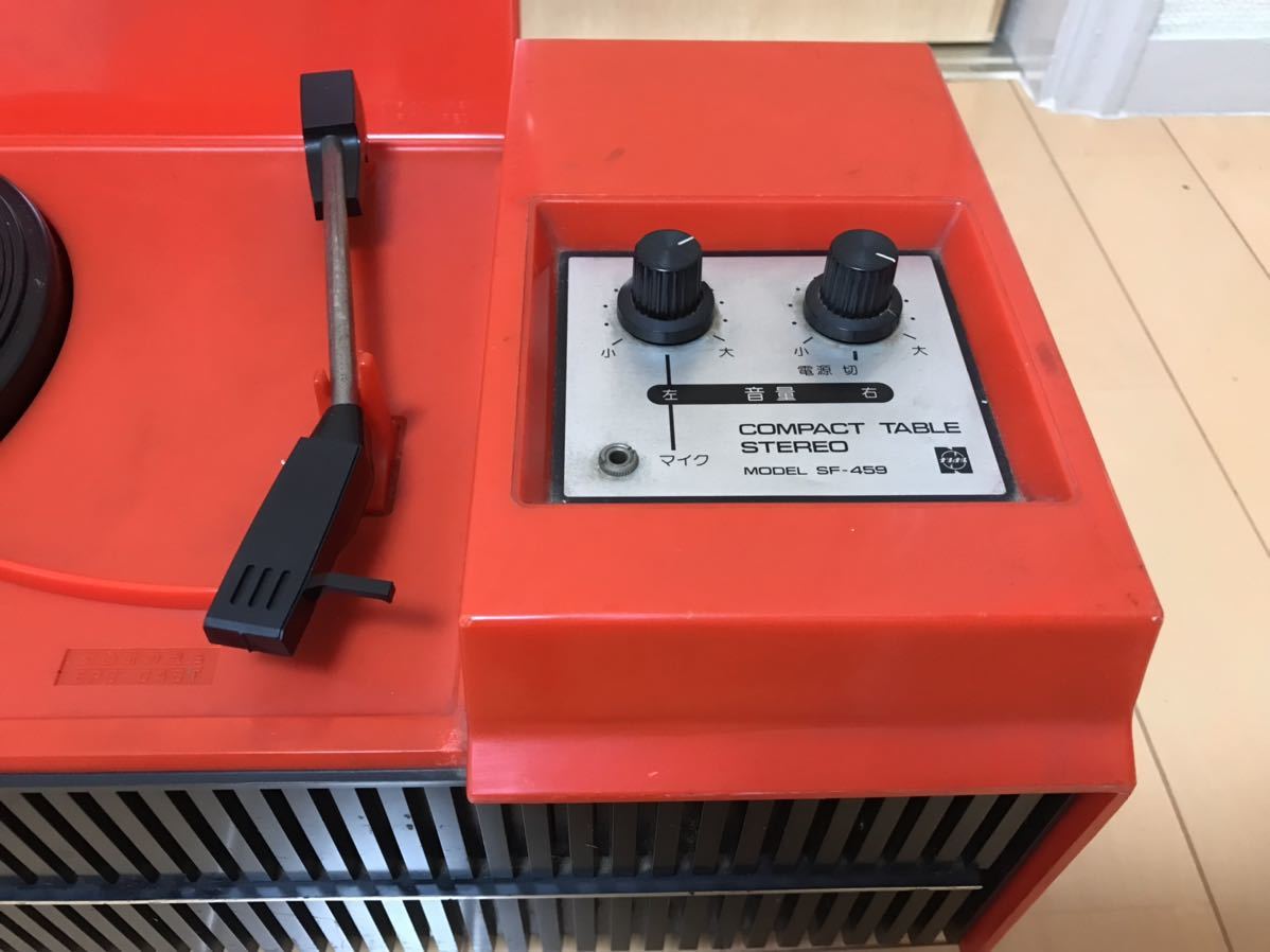 通電確認済み 箱付き ナショナル SF-458 レコードプレーヤー