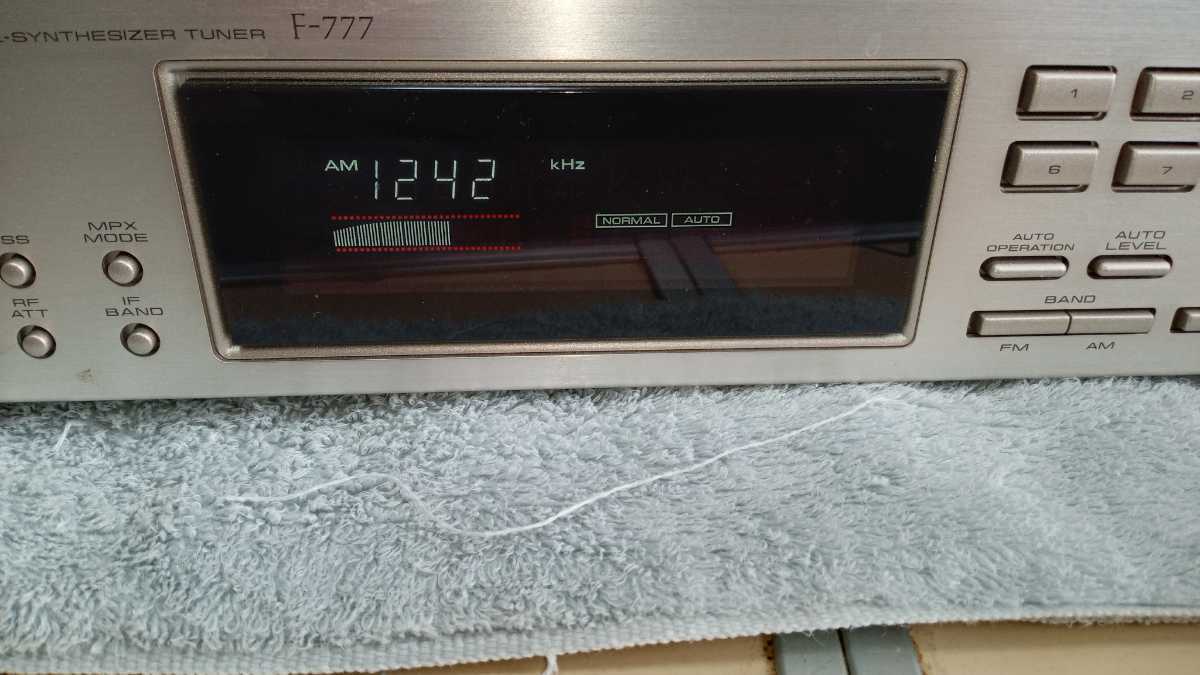 pioneer パイオニア FM AM チューナー F−777 リモコン付き F-777
