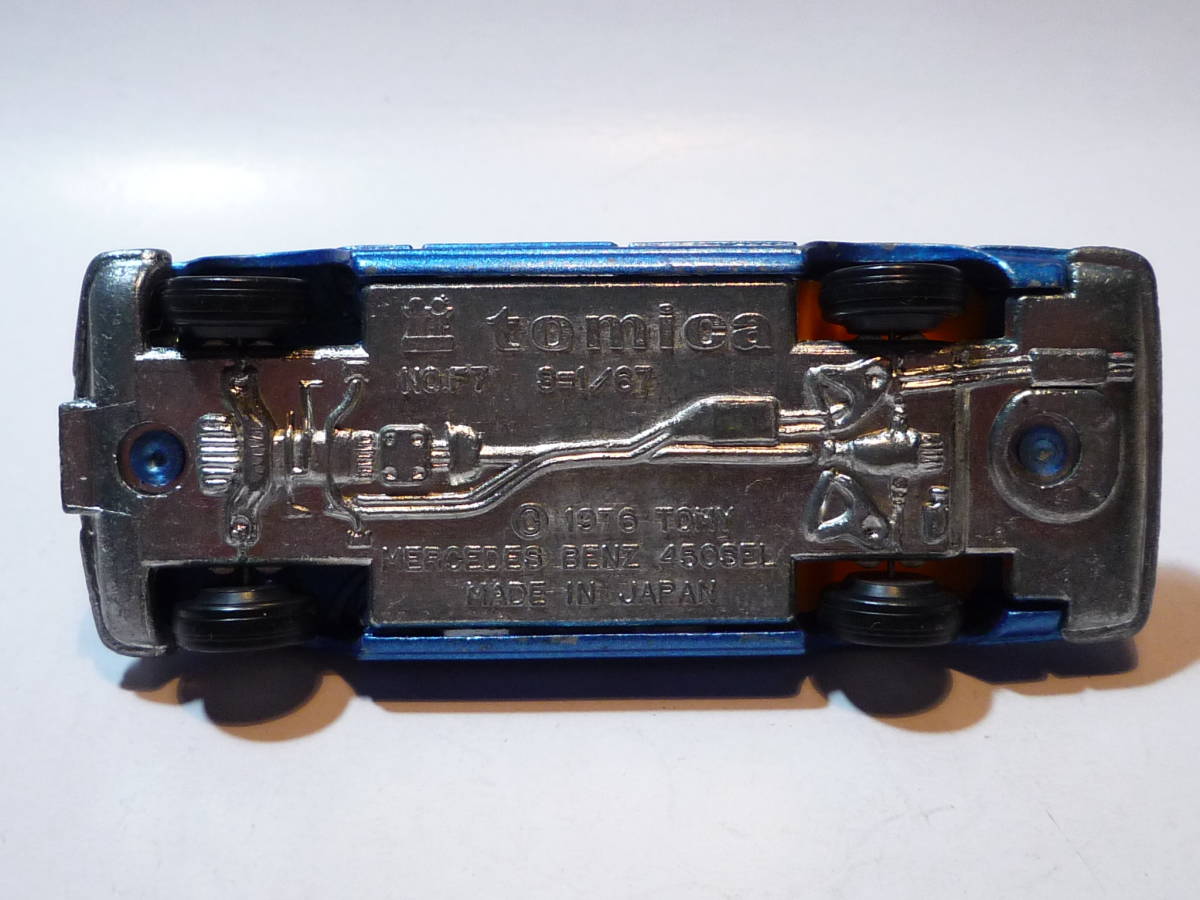 当時物トミカ希少 メルセデスベンツ450SEL仕様 35449 TOMICA/トミカ NO.F7 MERCEDES BENZ 450SEL メルセデス ベンツ