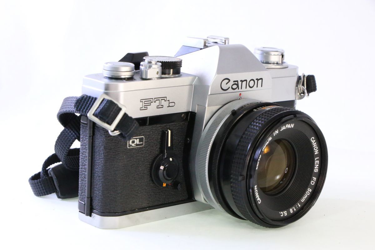 動作保証・点検済】良品☆キヤノン Canon FTb QL ボディ+FD 50mm F1.8