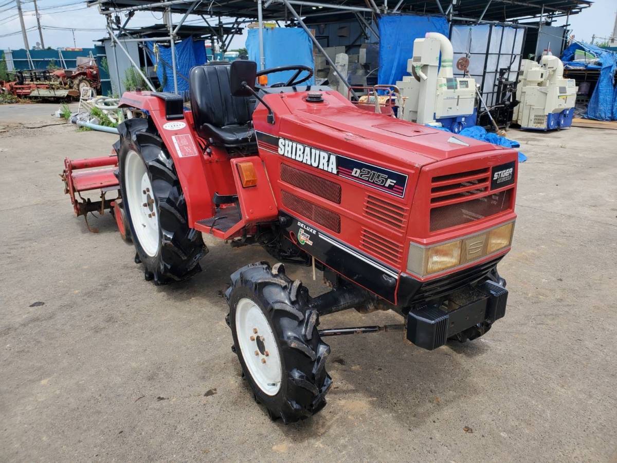 ☆冬季セール☆ シバウラ D215F パワステ 倍速 860時間 トラクター 