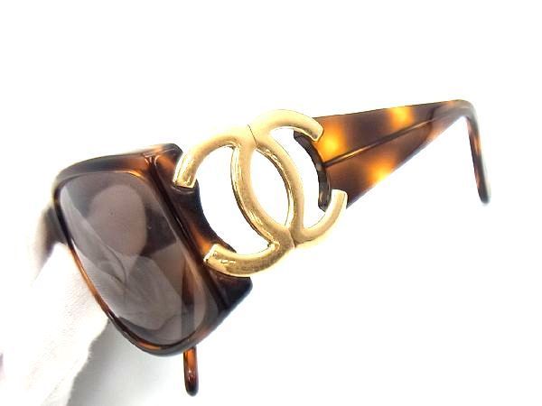1円 CHANEL シャネル 02461 91235 ココマーク べっ甲調 サングラス  