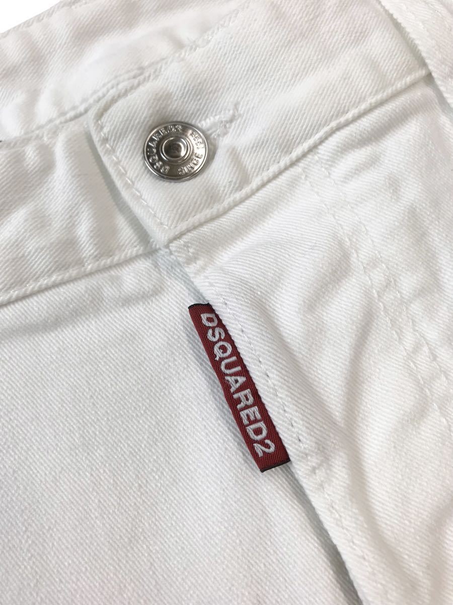 D) DSQUARED2 ディースクエアード 19SS Skater Jean デニム パンツ 50 