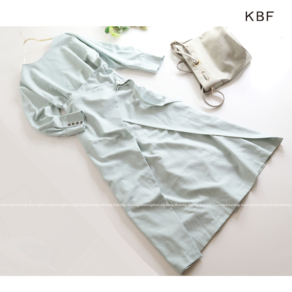 アーバンリサーチケービーエフ KBF ★大人可愛い♪ラップスカートロング丈ワンピース KBF ケービーエフ ロング丈 ◇ ラップスカート ラップライクプリーツ