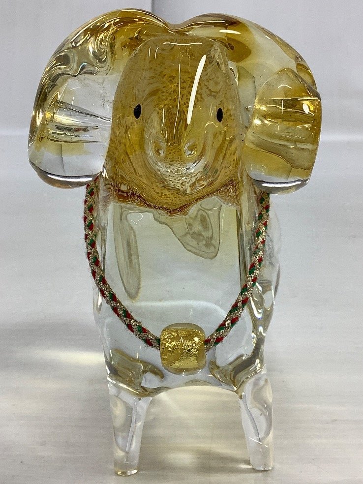 マルティグラス 置物 まとめ 羊 イノシシ ネズミ 鳥 他 ACBF 中古品