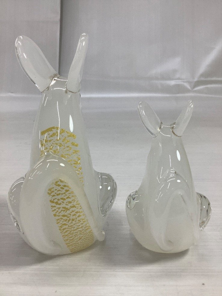 マルティグラス 置物 まとめ 羊 イノシシ ネズミ 鳥 他 ACBF 中古品