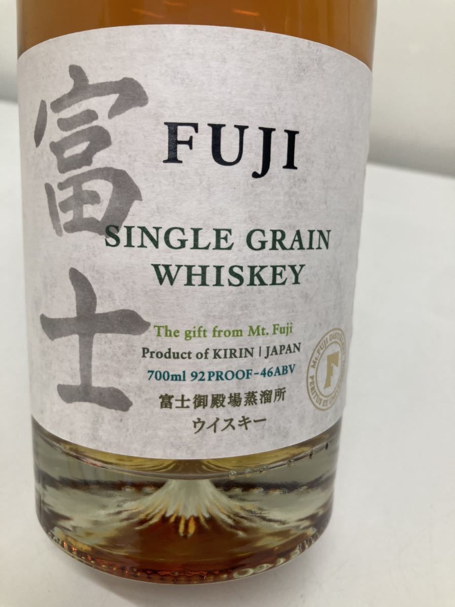 Q#F38 未開栓 キリン 富士 FUJI シングル グレーン ウイスキー 700ml
