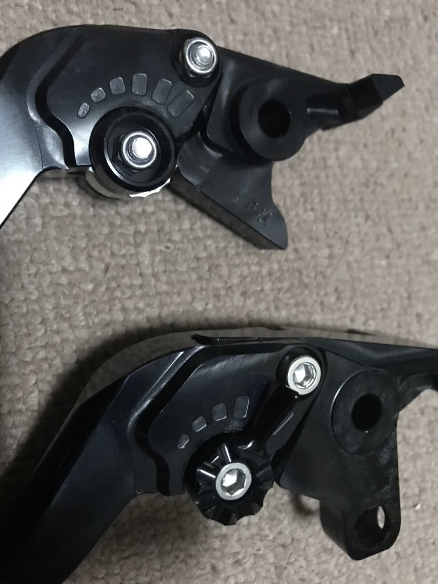 U-KANAYA ビレットレバー ツーリングタイプ 黒 中古 ZRX1200ダエグ