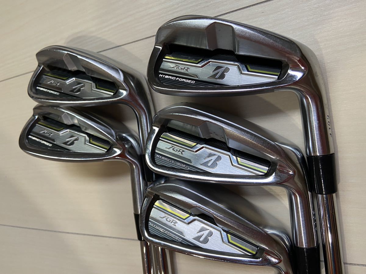 【最安値，安い】 BRIDGESTONE GOLF JGR ハイブリッド フォージド アイアン 5本セット 右用 ワイドソール 初心者にも(その他)｜売買されたオークション情報、yahooの商品情報をアーカイブ公開 - オークファン 男性右きき用