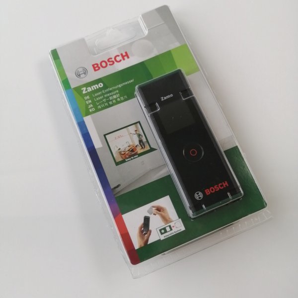 BOSCH レーザー距離計 ボッシュ ZAMO3 測定工具 バックライト付き反転 LCD ディスプレイ 【USED品】 02 01615
