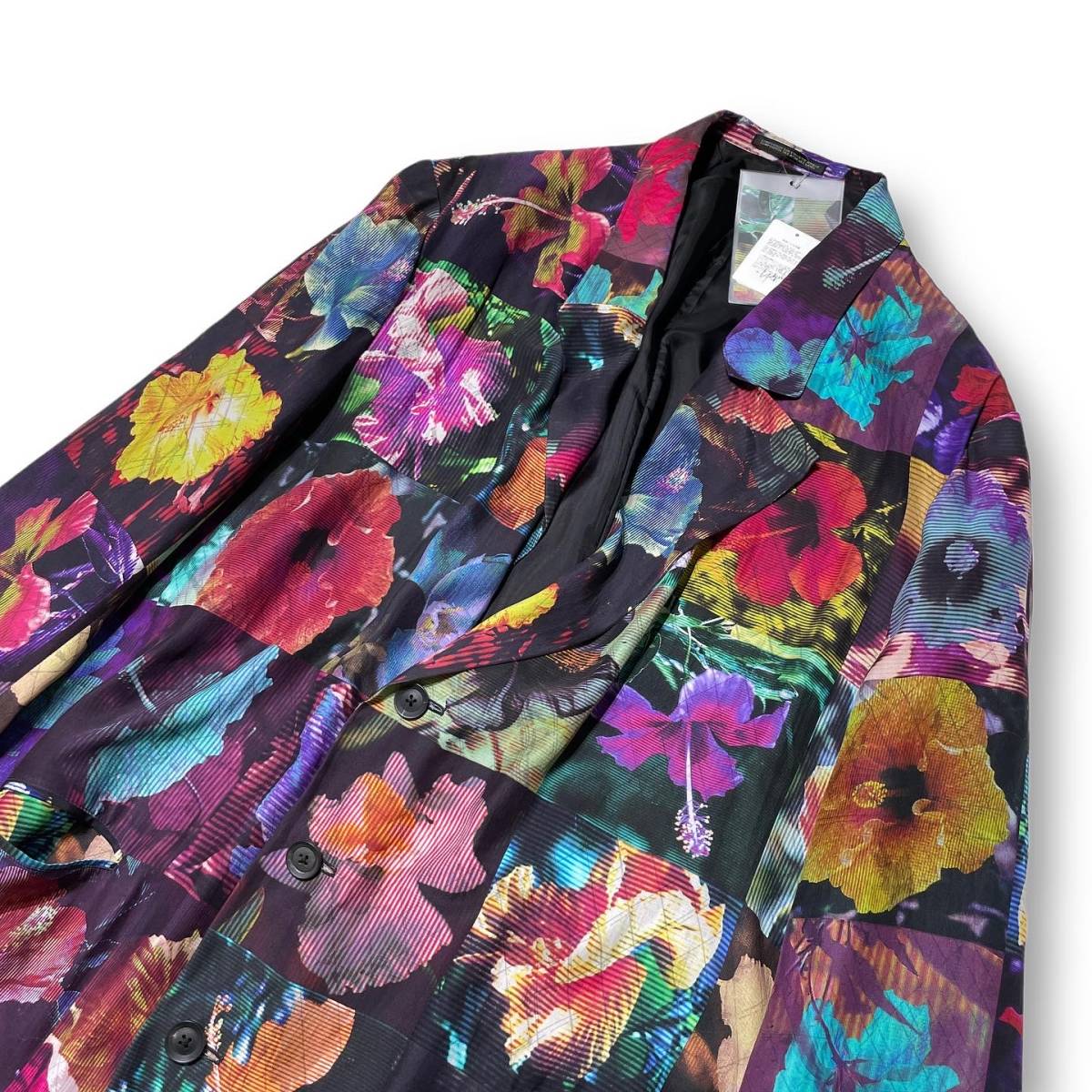 22ss YOHJI YAMAMOTO POUR HOMME ヨウジヤマモトプールオム ロングJ花 22ss YOHJI YAMAMOTO POUR HOMME ヨウジヤマモトプールオム ロングJ花