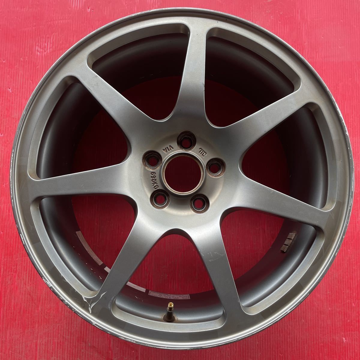 希少 鍛造 PRODRIVE プロドライブ GC-07C 17×7.5JJ+48 PCD100-5穴 ハブ 