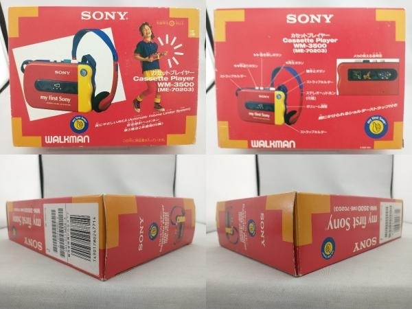 動作確認済 my first sony WM-3500(ME-70203)カセットプレイヤー ICE