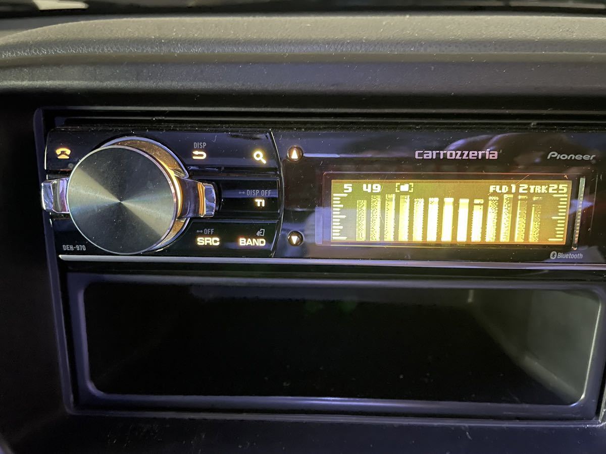 カロッツェリア DEH-970 Bluetooth USB 1DIN carrozzeria Pioneer