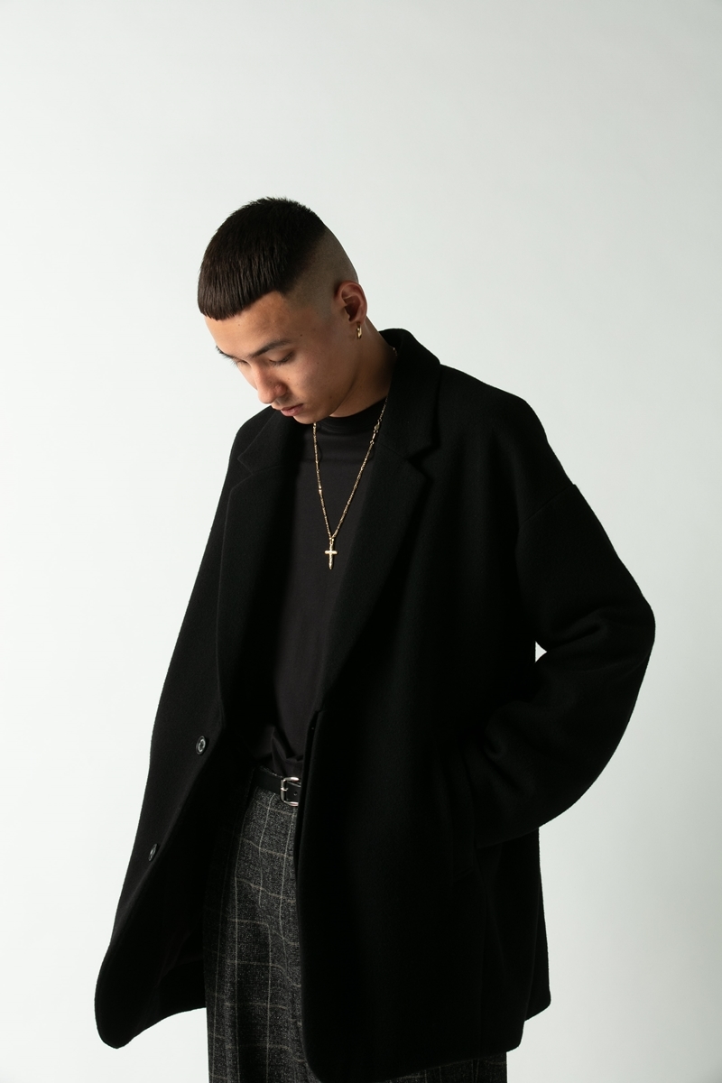 人気セール，格安 COOTIE/クーティ―/20AW/Wool Mossa Chester Short Coat/チェスターショートコート/SIZE L/ビッグシルエット/定価70 400円(Lサイズ)｜売買されたオークション情報、yahooの商品情報をアーカイブ公開 - オーク Lサイズ
