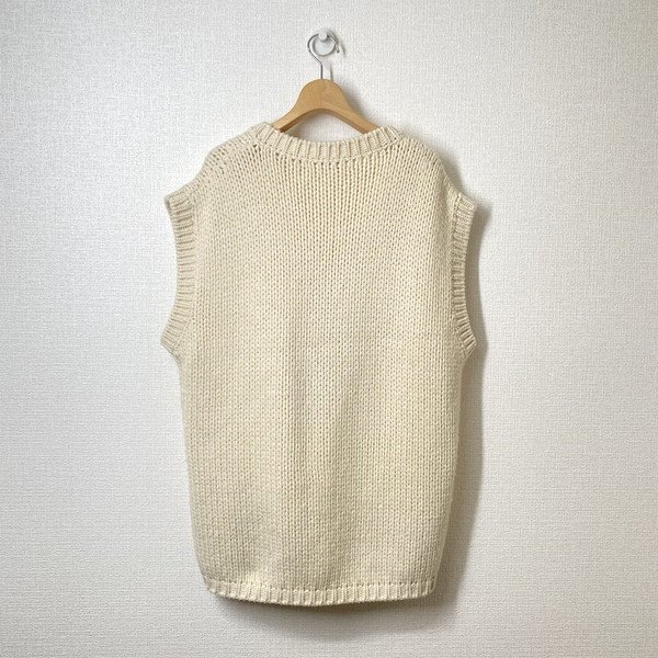 CRISTASEYA クリスタセヤ LONG VEST オーバーサイズ ニットベスト V