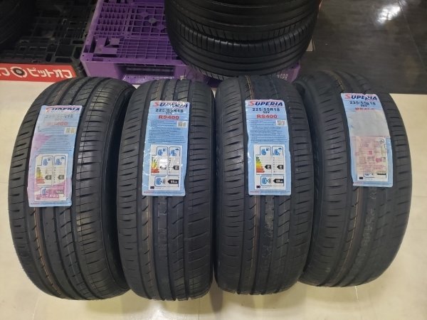 ◎◎新品未使用 4本 225/55R18 サマータイヤ 225/55/18 225/55R18 長期 