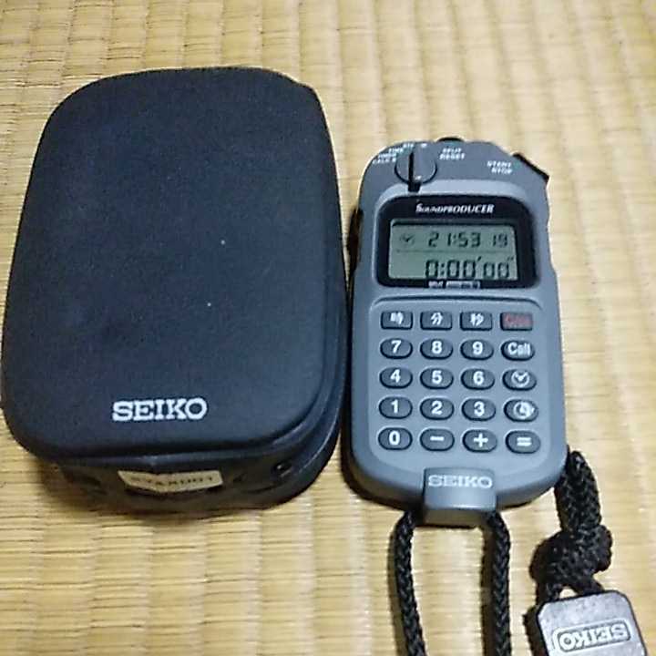 SEIKO Sound Producer ストップウォッチ ケース付き SEIKO サウンドプロデューサー セイコー SVAX001 ストップウォッチ