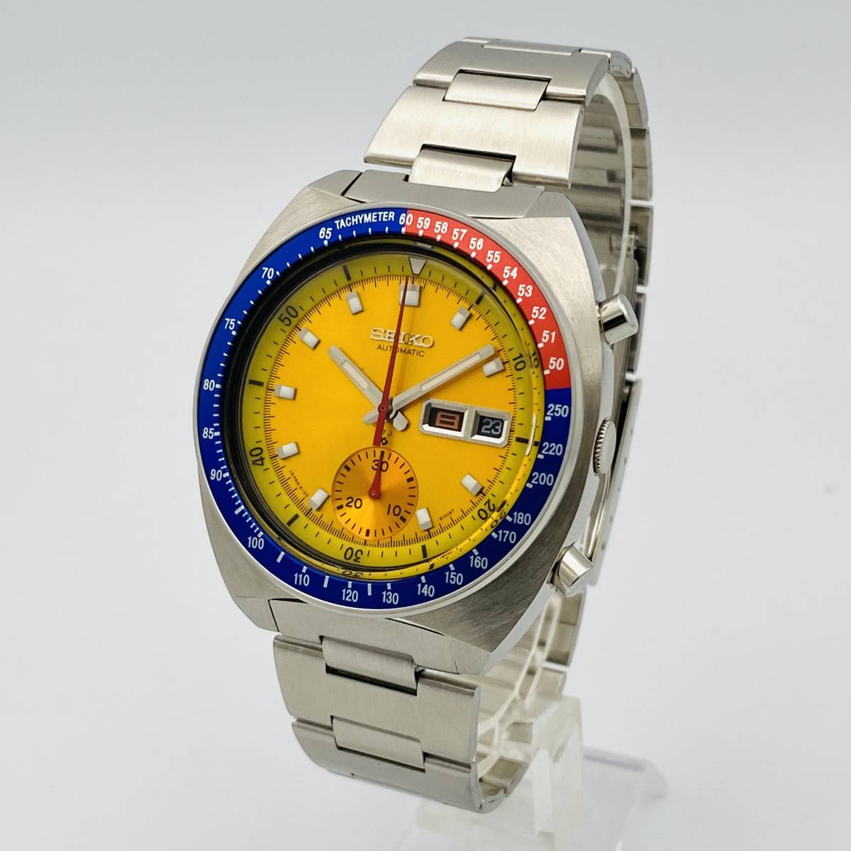 即決◇SEIKO セイコー 5 スポーツ スピードタイマー◇ペプシ 6139-6002 