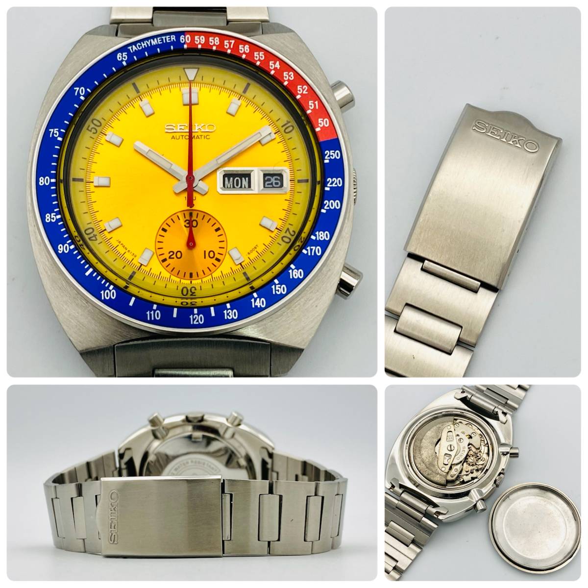 セイコー SEIKO 0 6139-6032 ペプシモデル ジャンク品 即決◇SEIKO 極 