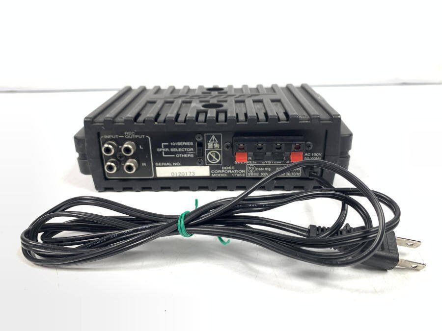 BOSE 1705Ⅱ パワーアンプ 20W+20W/4◇現状品 BOSE パワーアンプ
