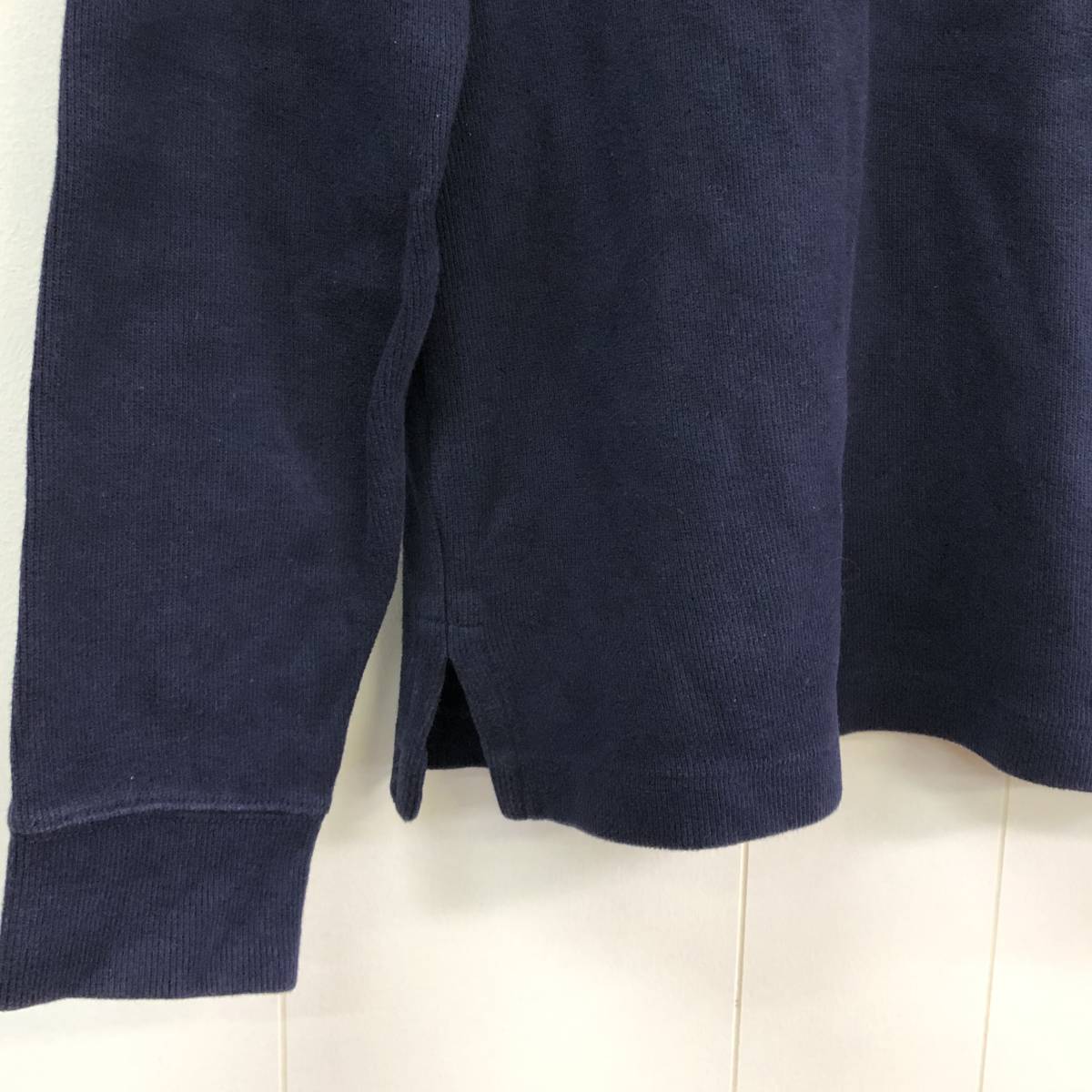 polo ralph lauren ハーフジップ プルオーバースウェット ネイビー S 