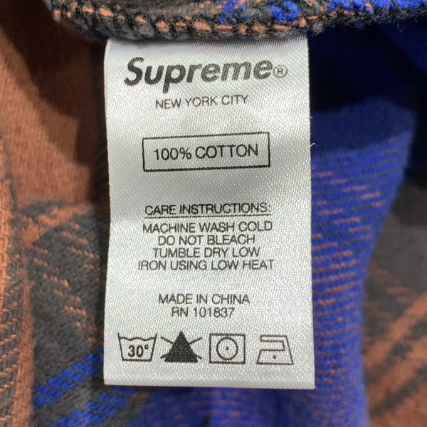 Supreme Heavyweight Flannel Shirt L シュプリーム ヘビーウエイト フランネルシャツ Supreme Flannel Shirt Medium Size サイズ:XL
