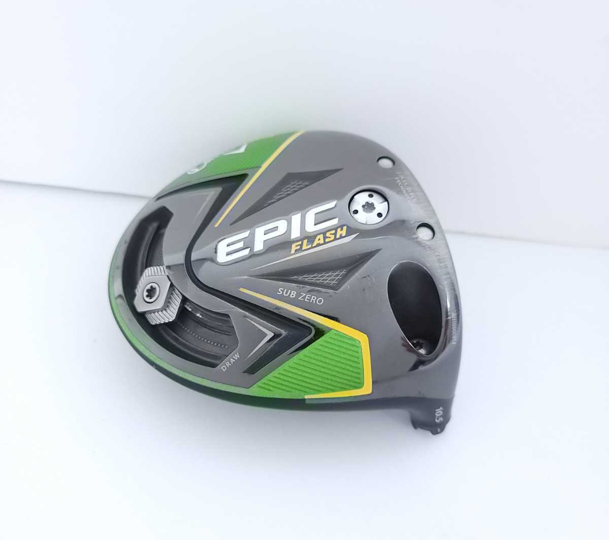 キャロウェイ EPIC FLASH SUBZERO 10.5° ドライバー ヘッドのみ