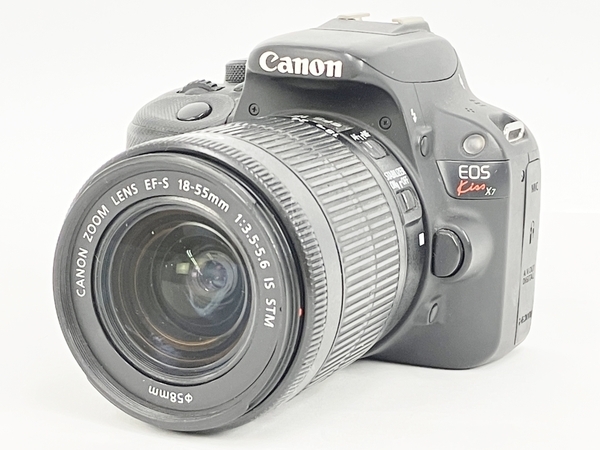 新作登場 Canon EOS kiss X7 カメラ ボディ EF-S 18-55mm 1:3.5-5.6 IS STM レンズ セット キヤノン デジタル一眼レフ カメラ M6765042(キヤノン)｜売買されたオークション情報、yahooの商品情報をアーカイブ公開 - オー キヤノン