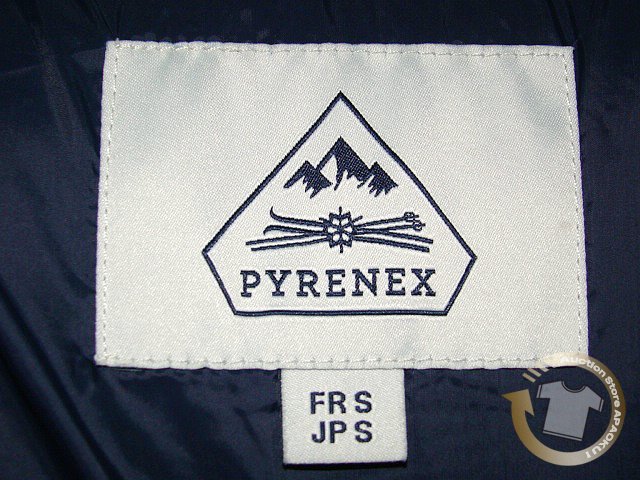 100□PYRENEX ピレネックス YANNICK ネイビー Sサイズ 美品 プル 