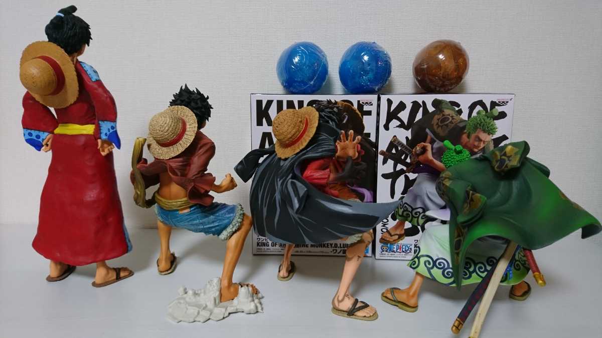 ワンピース フィギュア まとめ売り KING OF ARTIST ルフィ ゾロ 