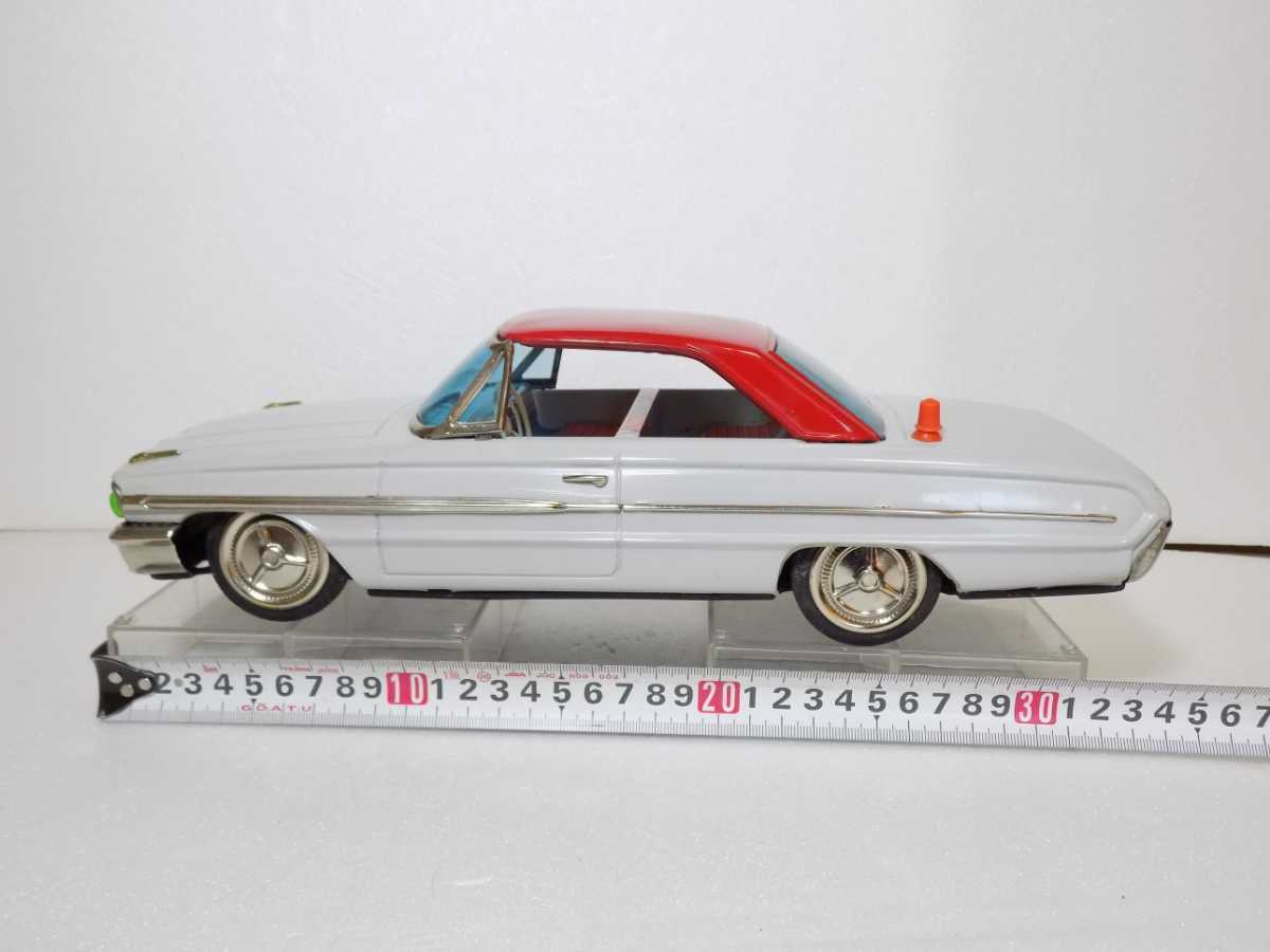 Ford Galaxie 0 Car Friction Toy Vintage 1 Tin Litho In 2 Made | Ichiko Off