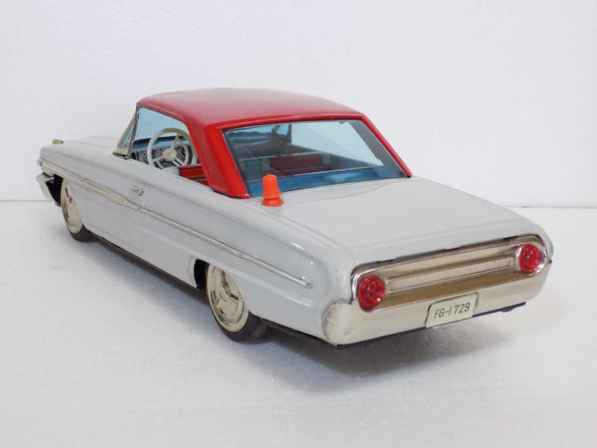 Ford Galaxie 0 Car Friction Toy Vintage 1 Tin Litho In 2 Made | Ichiko Off