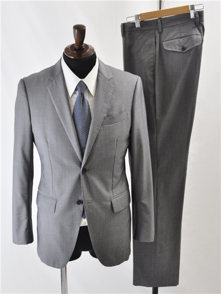 M85】スーツカンパニー 伊製生地 2つ釦シングルスーツ 細身 Y5 M