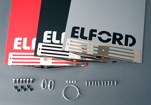 ELFORD 車両用マッドフラップ 4枚セット 泥除け マッドガード ELFORD FLAP | MUD マッドフラップ AL クリップ