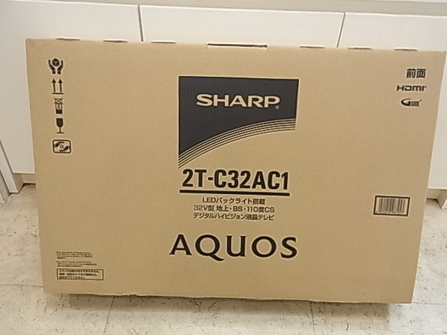 シャープ SHARP アクオス液晶テレビ32V型 【未使用品】 【テレビ