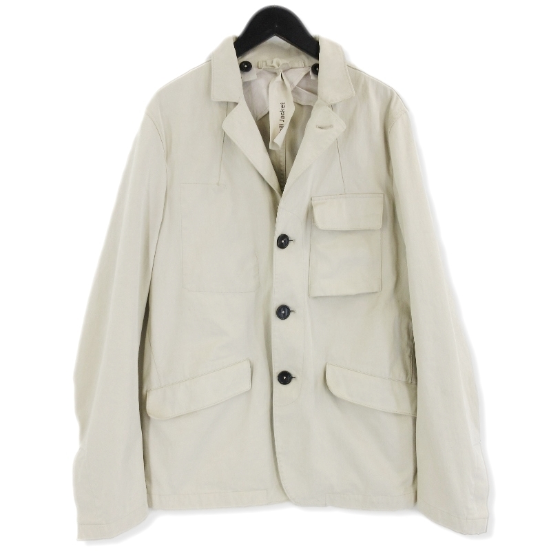 Ten-C テンシー DRILL JACKET テーラードジャケット ドリルジャケット ベージュ 50 20015860