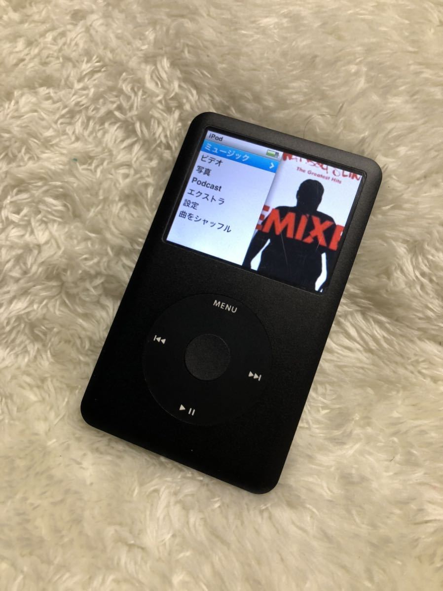 Apple iPod classic 第6.5世代 160GBから256GB 赤 レッド カスタム