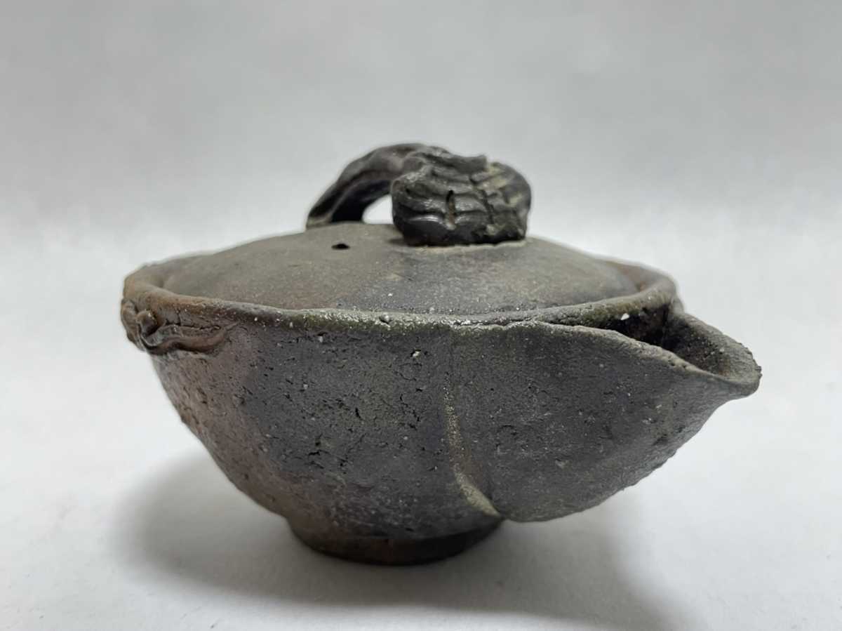 森風来】 備前焼 霊芝 手造宝瓶 備前焼 手造宝瓶 煎茶