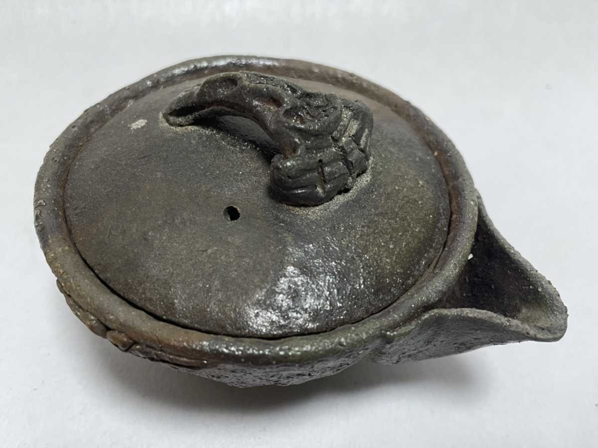森風来】 備前焼 霊芝 手造宝瓶 備前焼 手造宝瓶 煎茶
