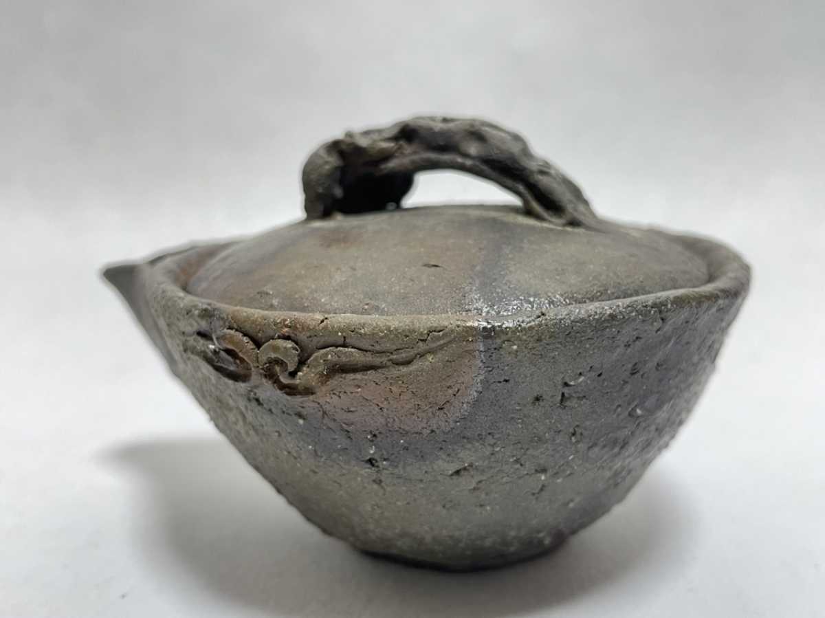 森風来】 備前焼 霊芝 手造宝瓶 備前焼 手造宝瓶 煎茶