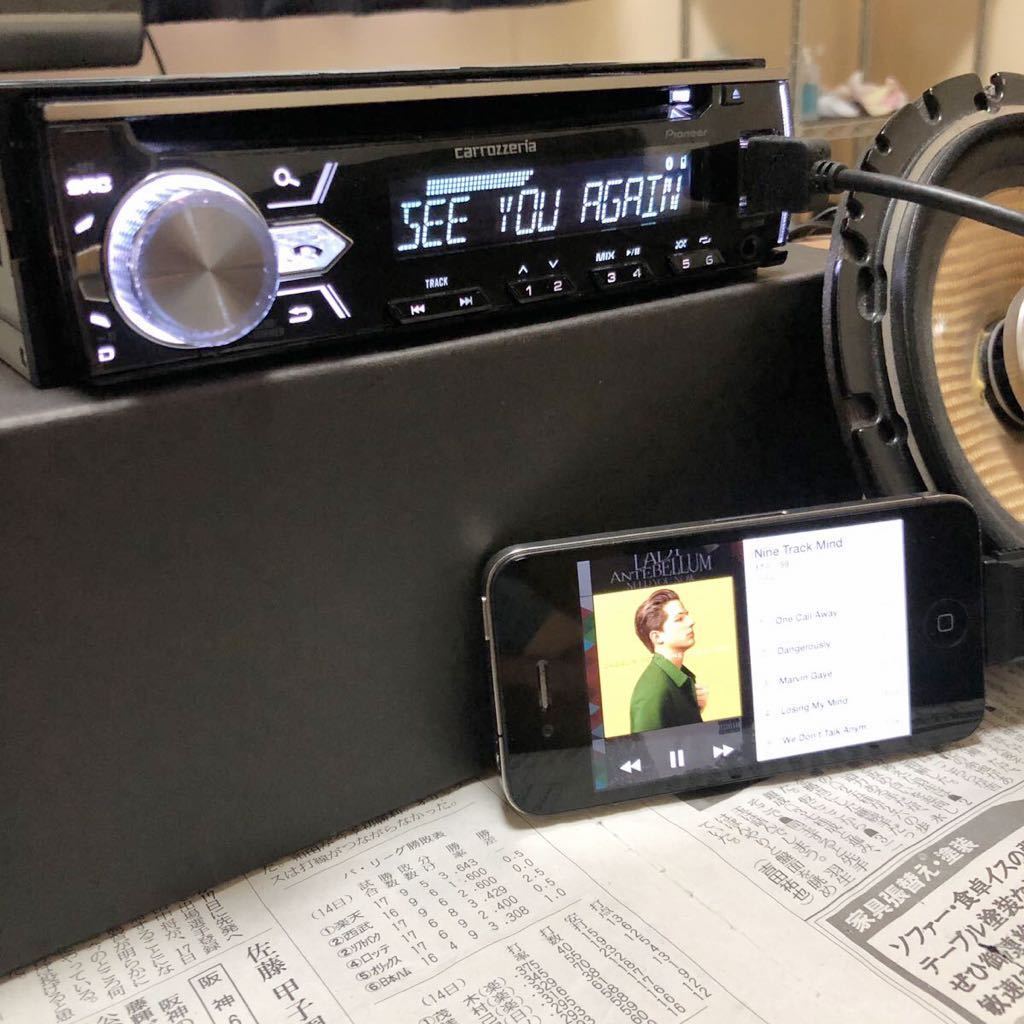 carrozzeria DEH-5300 CD Bluetooth 動作確 ☆carrozzeria/カロッツェリア/DEH-5300/CD/USB/Bluetooth/ハンズ