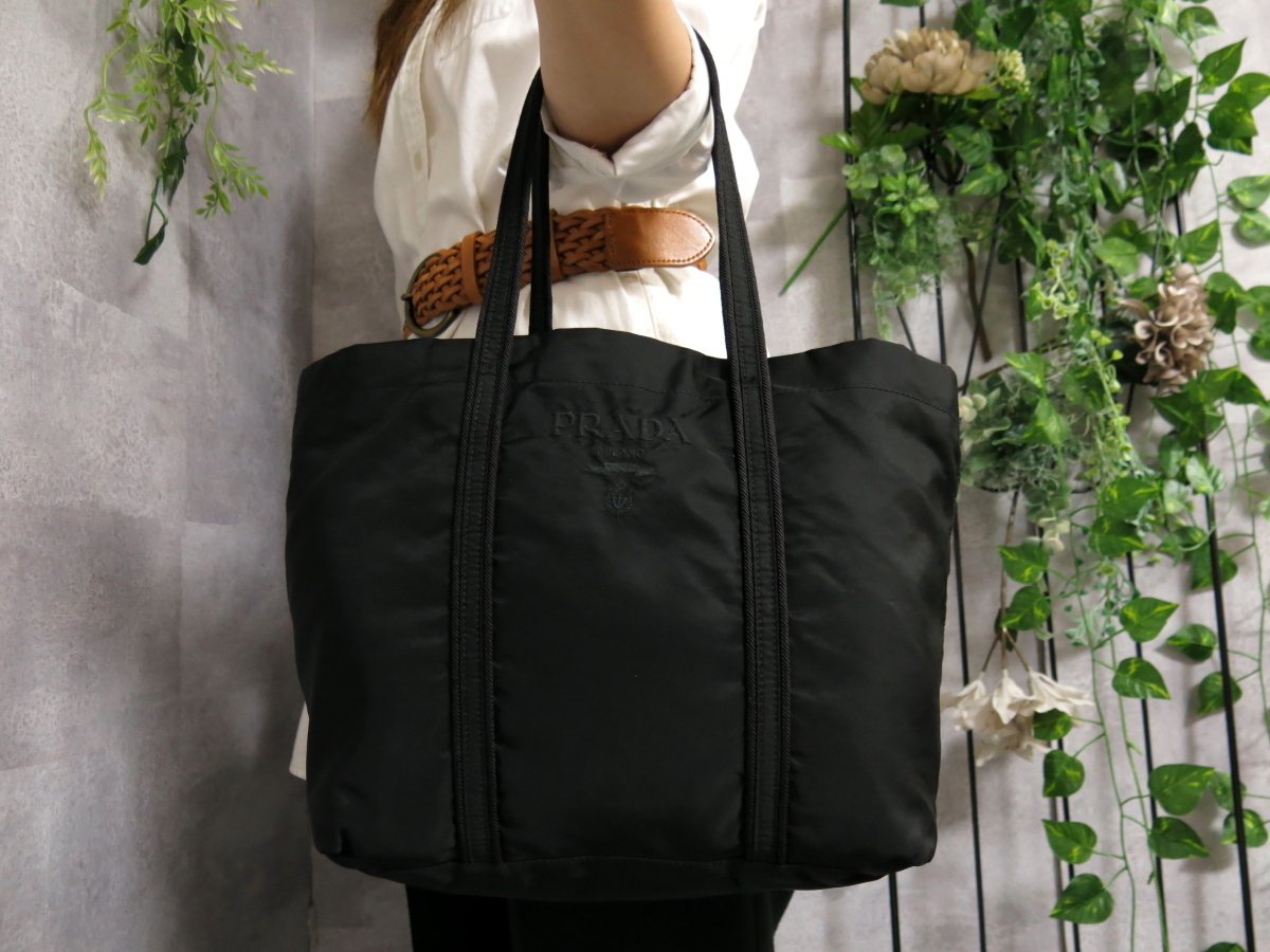 【美品】90〜00s PRADA プラダ ミニボストンバッグ ナイロン×本革 黒 プラダ PRADA ナイロン 美品90〜00s ミニボストンバッグ ナイロン