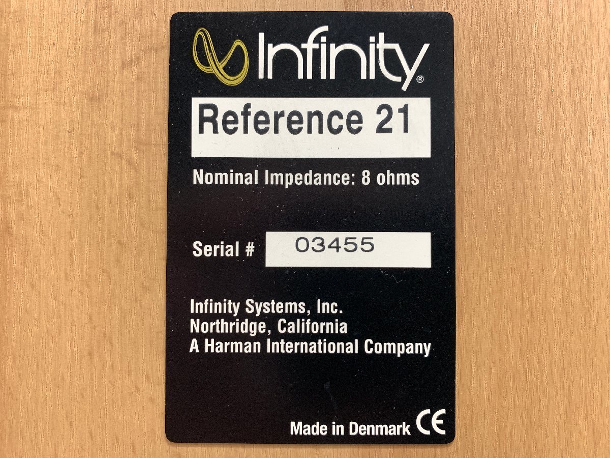 Infinity Reference 21 スピーカーペア インフィニティ 現状品