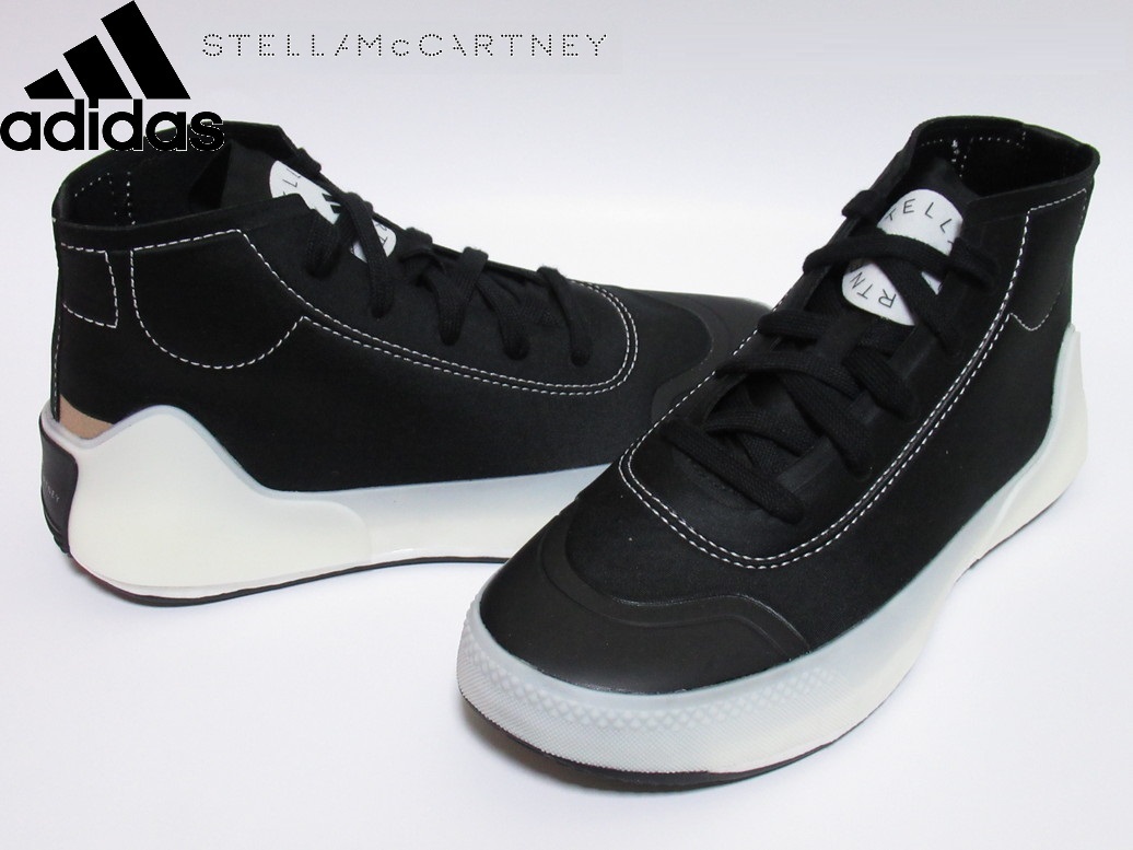 adidas by Stella McCartney Treino Mid 黒 ブラック 22.5cm
