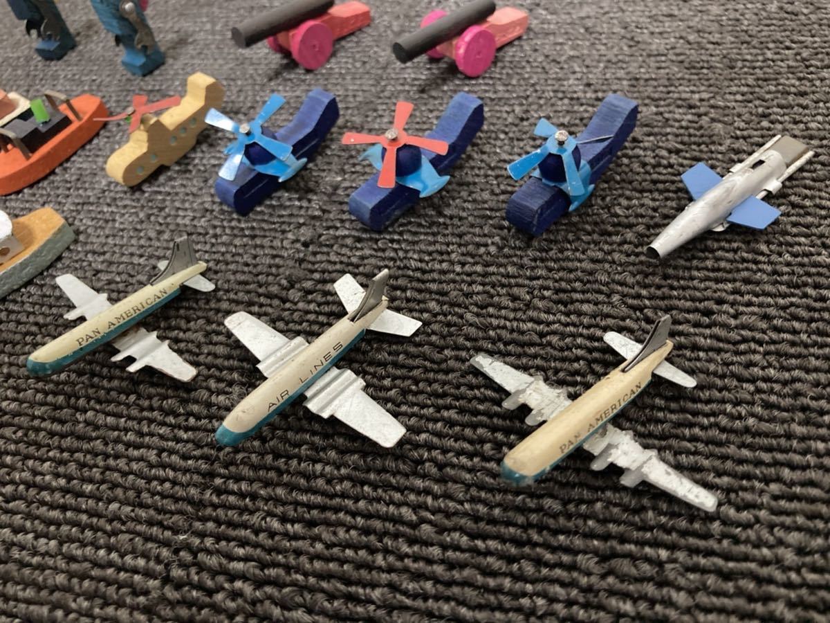 グリコ　おまけ　昭和　レトロ　当時物　飛行機　パンアメリカン　ブリキ 昭和レトロ 当時物 ＊グリコおまけ 当時物食玩 ブリキ＊PAN AMERICA パン